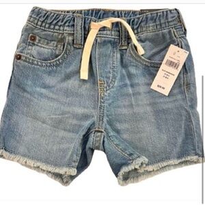 NWT- Baby Pull-On Denim Shorts with Washwell 18-24mo.